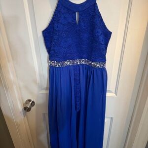 Speechless Sapphire Blue Formal Kids Dress